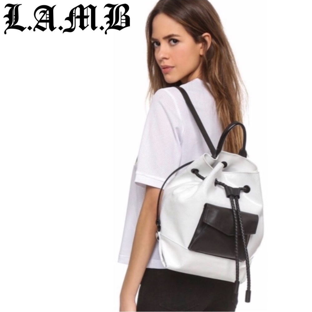 L.A.M.B. Gracie Drawstring Backpack